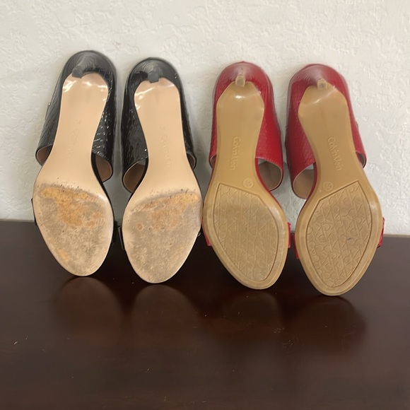Bundle black and red 5.5 M Calvin Klein shoes. - Picture 4 of 6